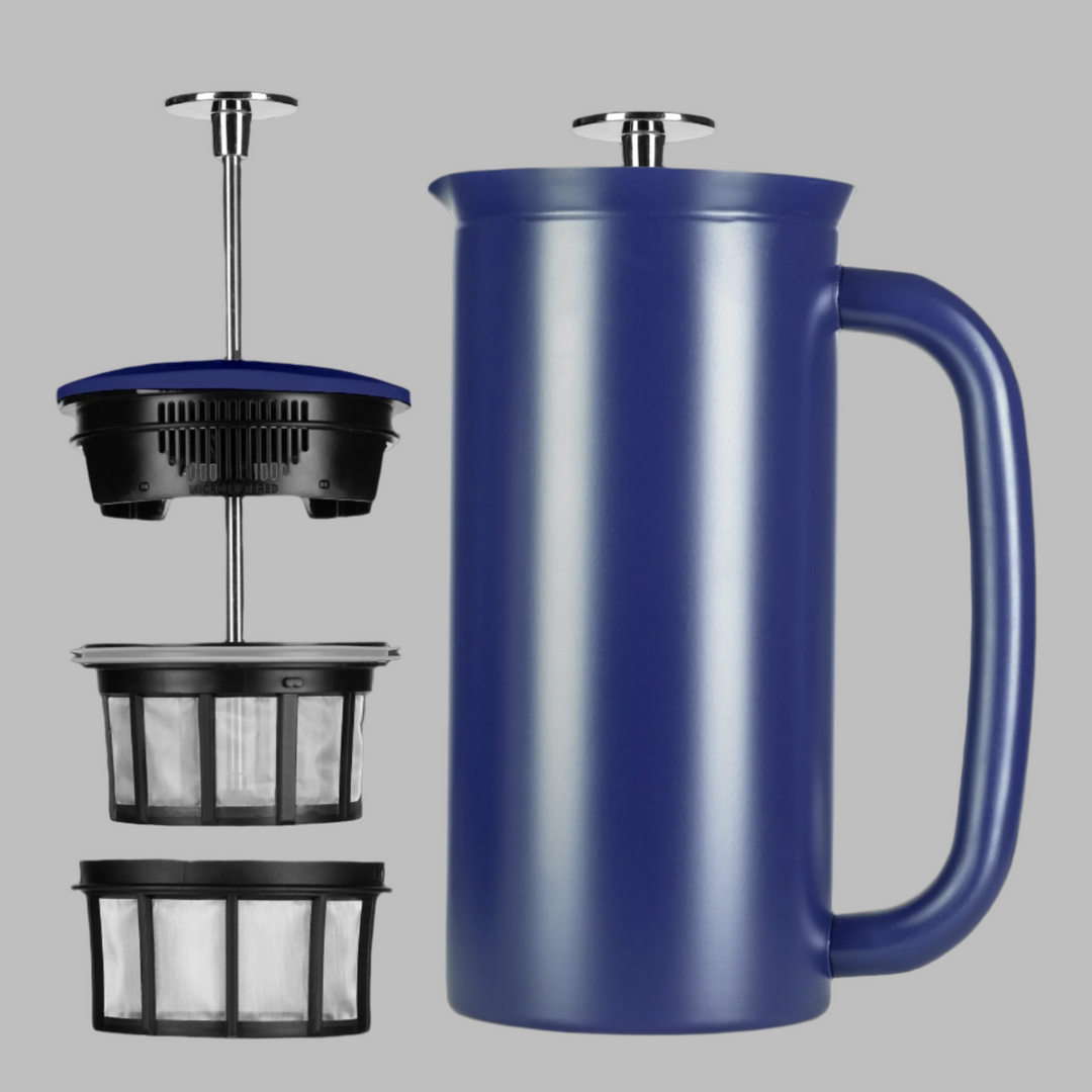 P7 French Press in Aegean Blue#color_aegean-blue