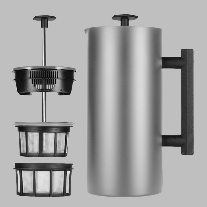 ESPRO P6 Insulated French Press Coffee Maker with Plunger#color_brushed