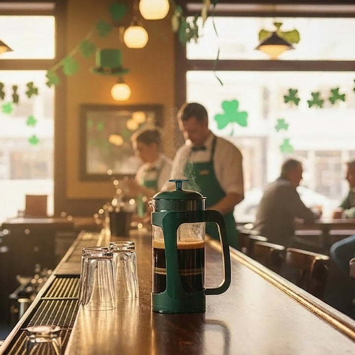 P3 French Press Coffee Maker Green