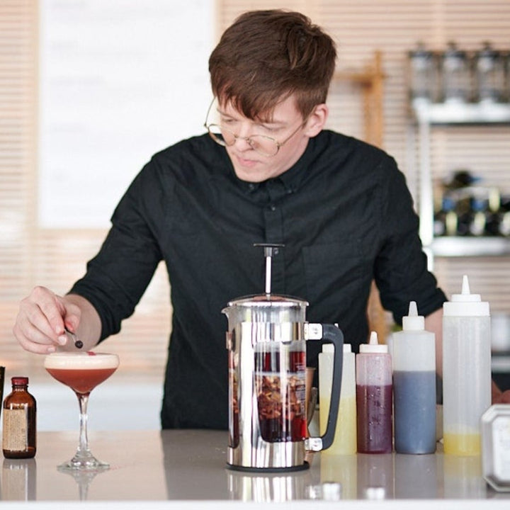 P5 32oz French Press + 100 Paper Filters