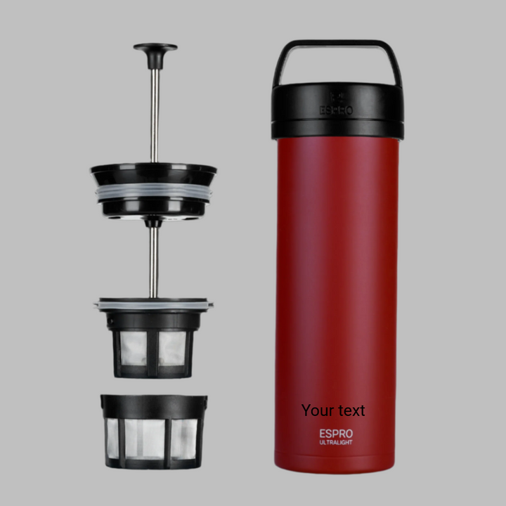P0 Customizable Ultralight Travel Coffee Press