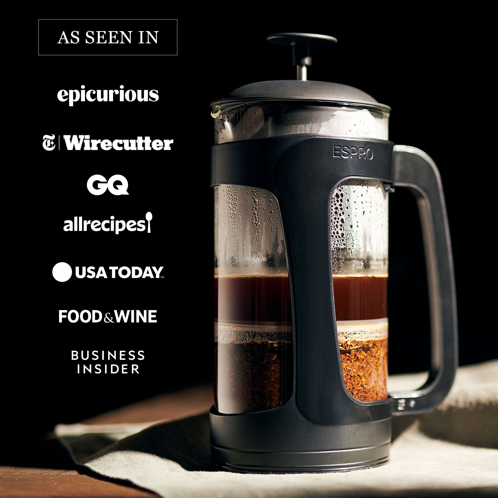 ESPRO P3 - Best French Press per Wirecutter | French Press Coffee Makers |  ESPRO