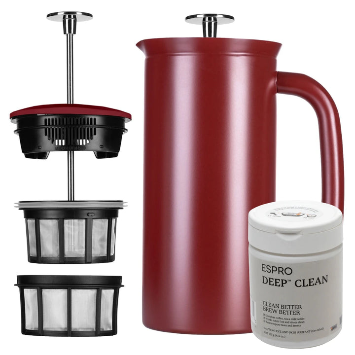 ESPRO P7 French Press + FREE Deep clean