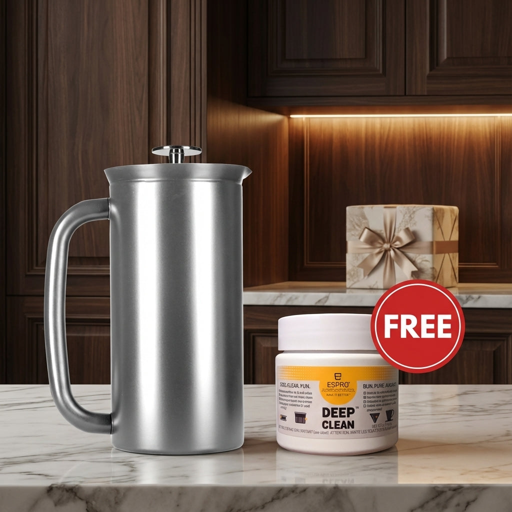 P7 French Press + FREE Deep clean