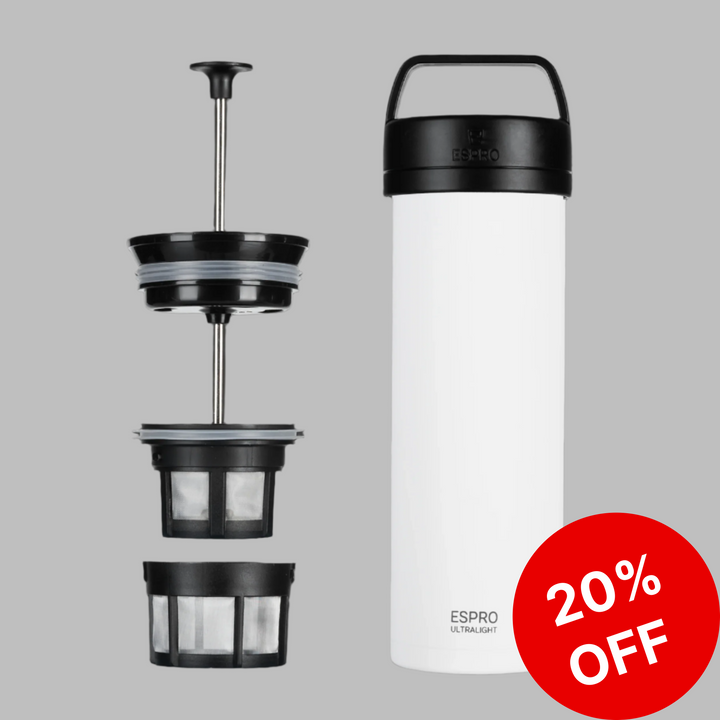 P0 Ultralight Travel Coffee Press