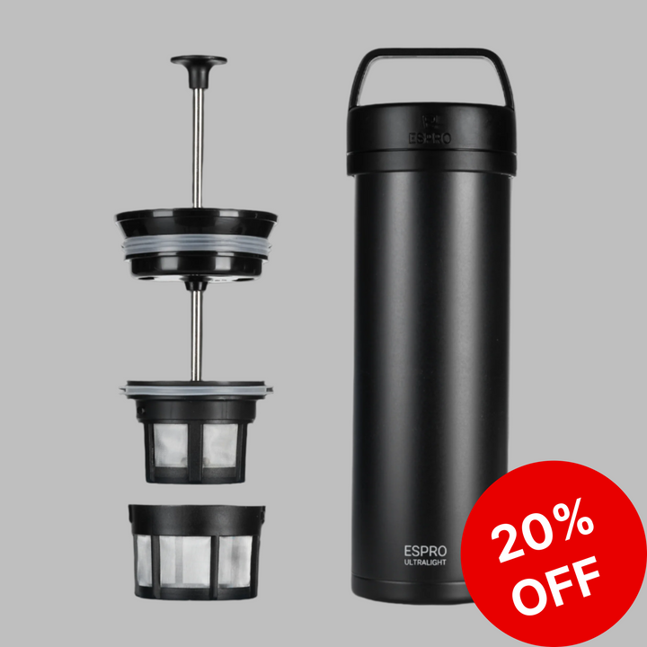 P0 Ultralight Travel Coffee Press