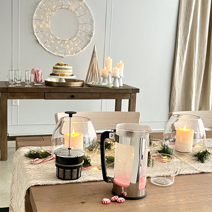 P5 32oz French Press + 100 Paper Filters