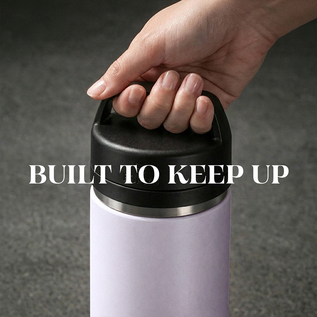 P0 Ultralight Travel Coffee Press Frost Wisteria + 100 Paper Filters