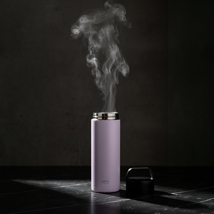 P0 Ultralight Travel Coffee Press Frost Wisteria