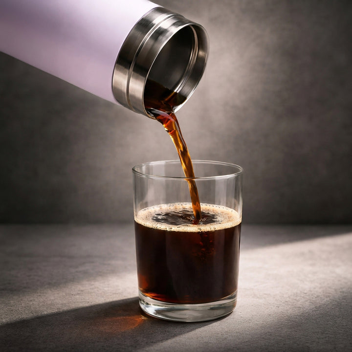 P0 Ultralight Travel Coffee Press Frost Wisteria