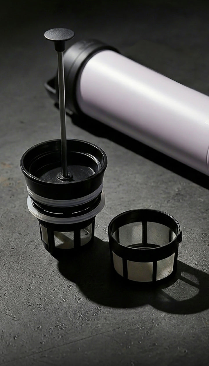 P0 Ultralight Travel Coffee Press Frost Wisteria