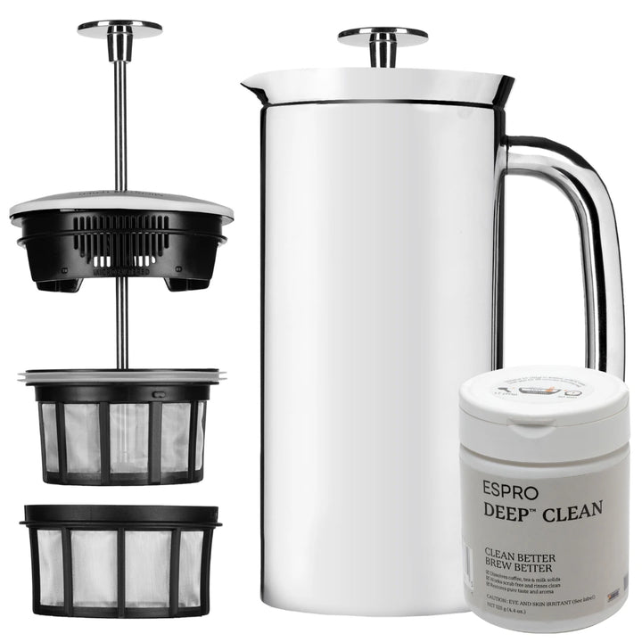 ESPRO P7 French Press + FREE Deep clean