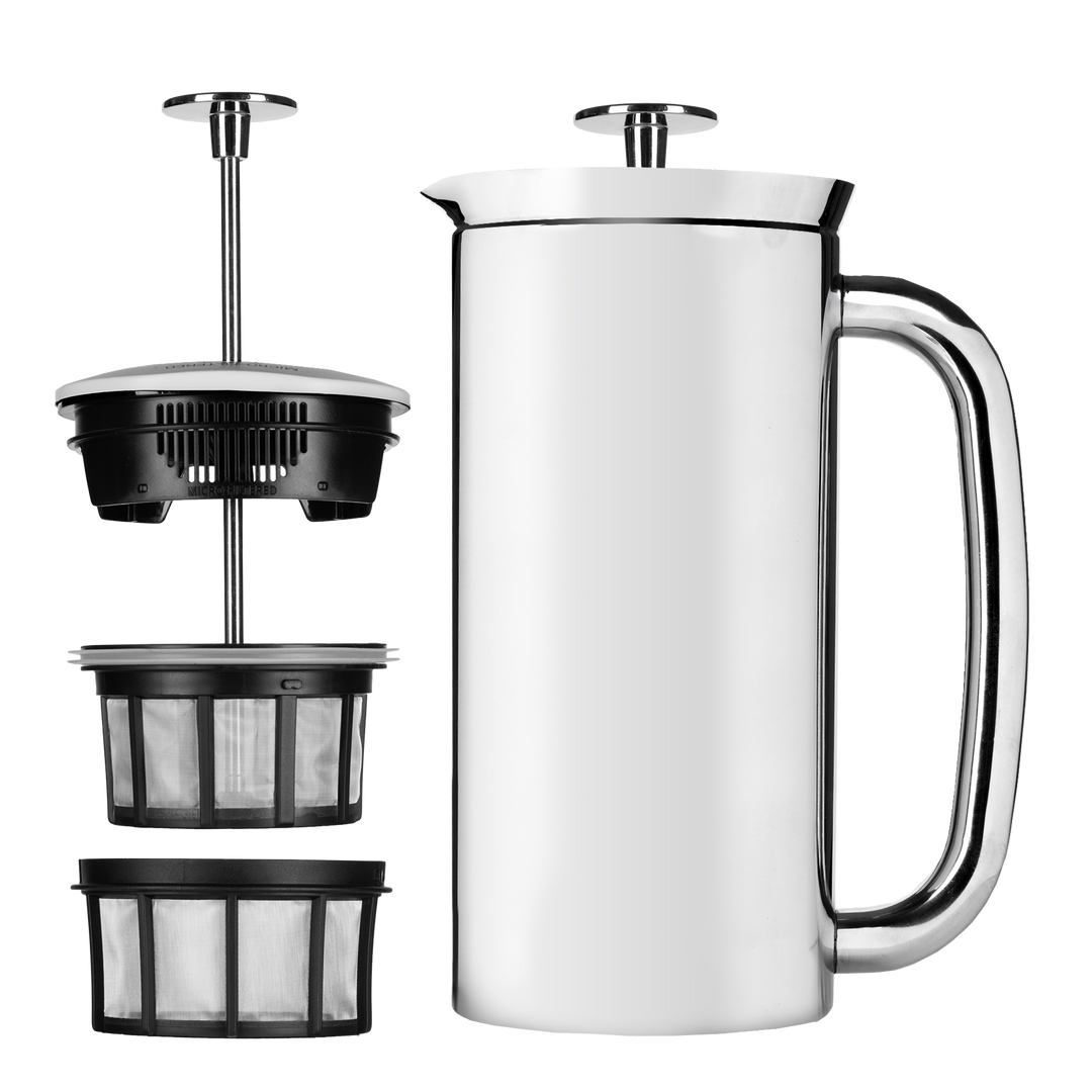 Espro 1232C P5 French Press 32 Ounce Glass/Stainless Steel