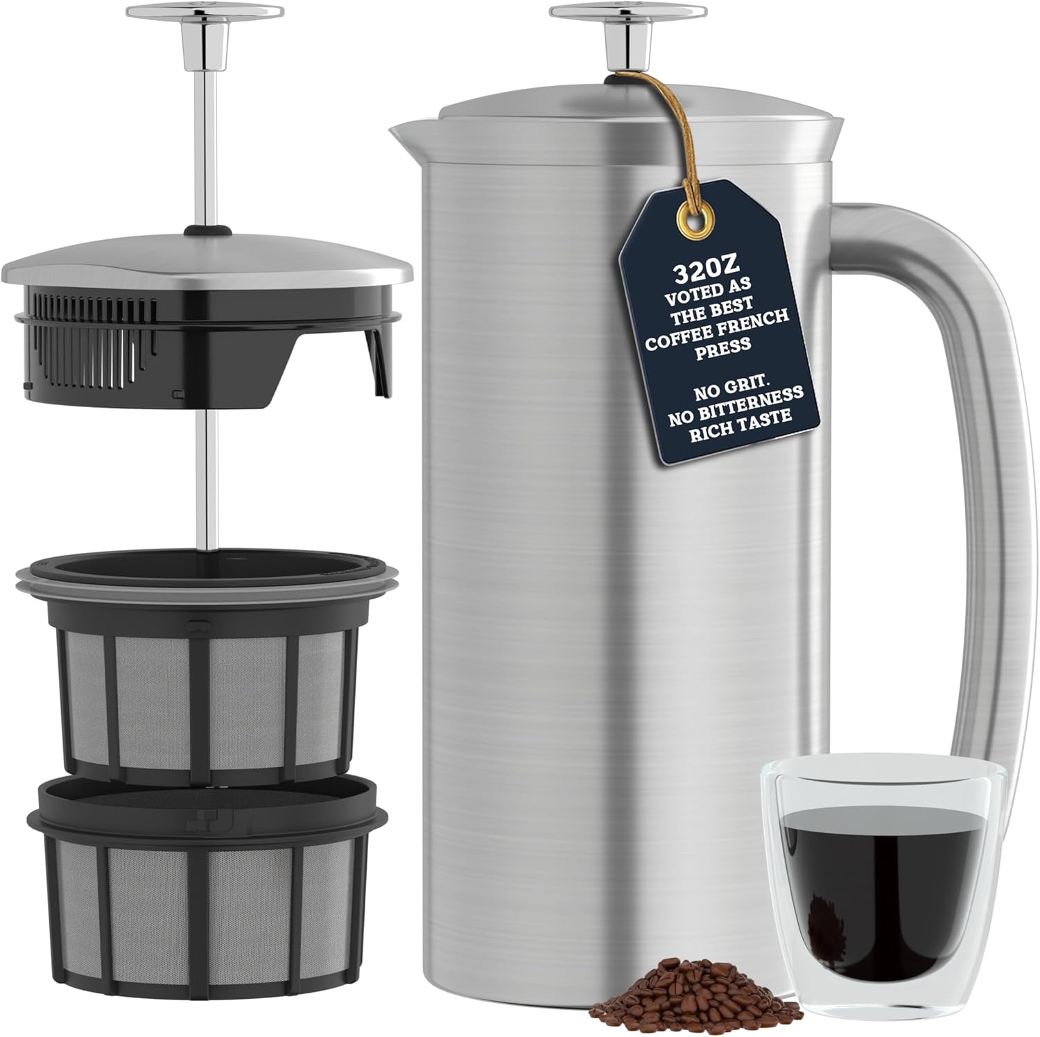 Refre Germa Mat Pro SP SP-M30型 ESPRO P7 Stainless Steel French Press | French Press Coffee Makers