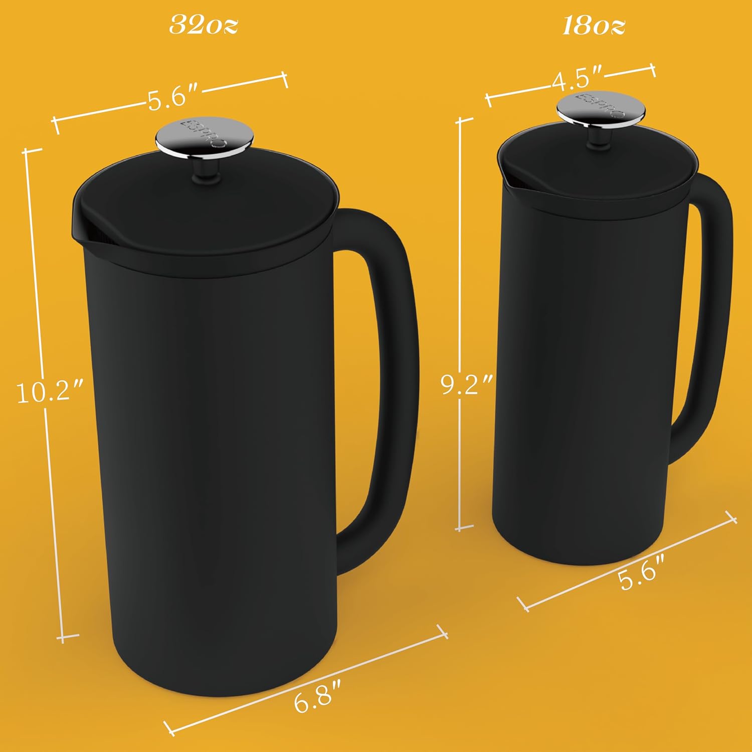 ESPRO P7 Stainless Steel French Press | French Press Coffee Makers